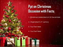 Ppt on christmas occasion with facts