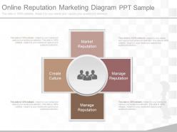 Ppt online reputation marketing diagram ppt sample
