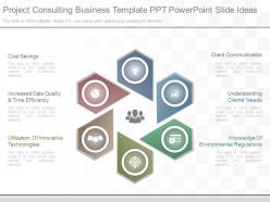 Ppt project consulting business template ppt powerpoint slide ideas
