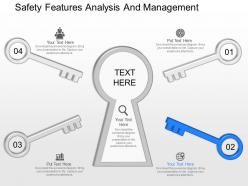 Ppt safety features analysis and management powerpoint template