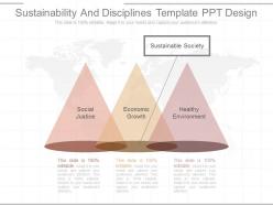 Ppt sustainability and disciplines template ppt design