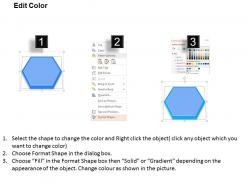 56202609 style cluster hexagonal 4 piece powerpoint presentation diagram template slide