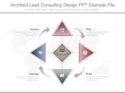 57886023 style division non-circular 4 piece powerpoint presentation diagram infographic slide