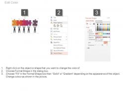 3416782 style essentials 1 our team 5 piece powerpoint presentation diagram infographic slide