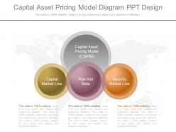 Ppts capital asset pricing model diagram ppt design
