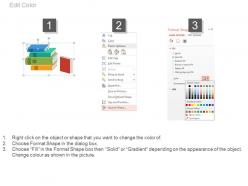 43253762 style variety 2 books 5 piece powerpoint presentation diagram infographic slide