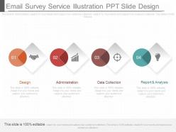 Ppts e mail survey service illustration ppt slide design
