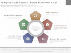 Ppts enterprise social network diagram powerpoint show