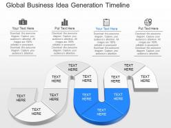 Ppts global business idea generation timeline powerpoint template