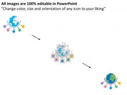 Ppts global work agenda timeline diagram flat powerpoint design