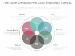 Ppts high growth entrepreneurship layout presentation examples