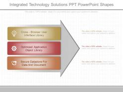 Ppts integrated technology solutions ppt powerpoint shapes