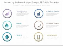 Ppts Introducing Audience Insights Sample Ppt Slide Templates