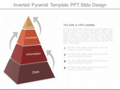 Ppts inverted pyramid template ppt slide design