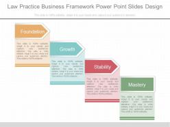 Ppts law practice business framework power point slides design