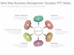 Ppts mind map business management template ppt slides