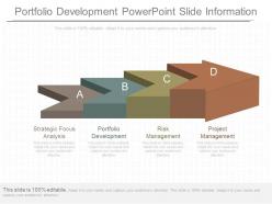 Ppts portfolio development powerpoint slide information