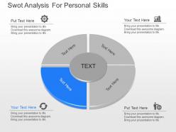 Ppts swot analysis for personal skills powerpoint template