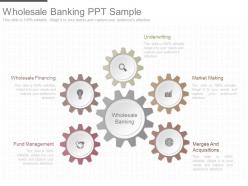 Ppts wholesale banking ppt sample