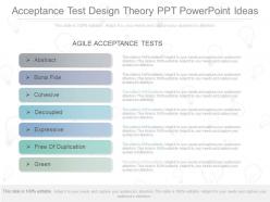 Pptx acceptance test design theory ppt powerpoint ideas