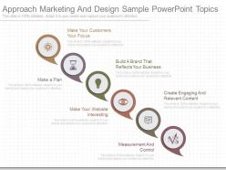 Pptx approach marketing and design sample powerpoint topics