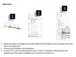 Pptx apps and chart for business planning flat powerpoint design