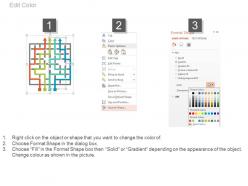 62919788 style variety 2 maze 4 piece powerpoint presentation diagram infographic slide