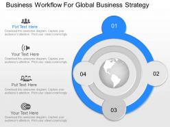 Pptx business workflow for global business strategy powerpoint template