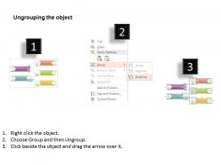 Pptx five staged infographics goal achievement diagram flat powerpoint design