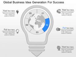 Pptx global business idea generation for success powerpoint template
