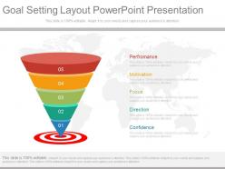 Pptx goal setting layout powerpoint presentation