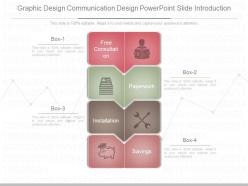 Pptx Graphic Design Communication Design Powerpoint Slide Introduction