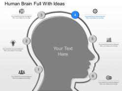 Pptx human brain full with ideas powerpoint template