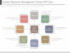 Pptx human resource management trends ppt icon