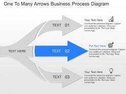 Pptx one to many arrows business process diagram powerpoint template