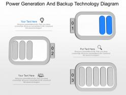 pptx Power Generation And Backup Technology Diagram Powerpoint Template