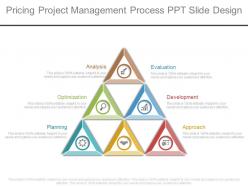 Pptx pricing project management process ppt slide design