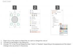 Pptx six staged good team principles diagram flat powerpoint design
