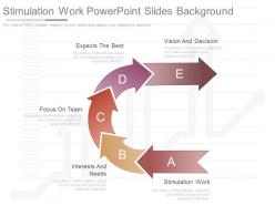 Pptx stimulation work powerpoint slides background