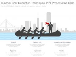 Pptx telecom cost reduction techniques ppt presentation slide