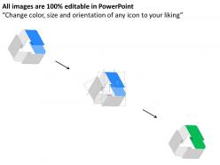 23846808 style circular zig-zag 3 piece powerpoint presentation diagram infographic slide