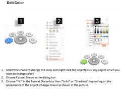 90201753 style circular semi 5 piece powerpoint presentation diagram infographic slide