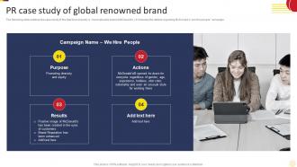 PR Case Study Of Global Social Media Marketing Strategies To Increase MKT SS V