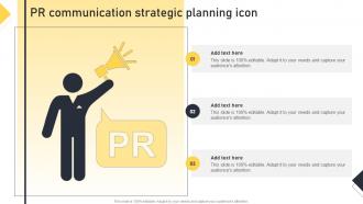 PR Communication Strategic Planning Icon