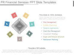 Pr financial services ppt slide templates