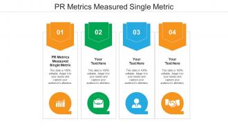 Pr metrics measured single metric ppt powerpoint presentation professional mockup cpb