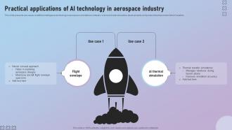 Practical Applications Of AI Technology In Aerospace Industry