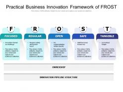Practical business innovation framework of frost