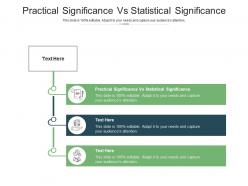 Practical significance vs statistical significance ppt powerpoint presentation rules cpb