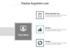 Practice acquisition loan ppt powerpoint presentation guidelines cpb